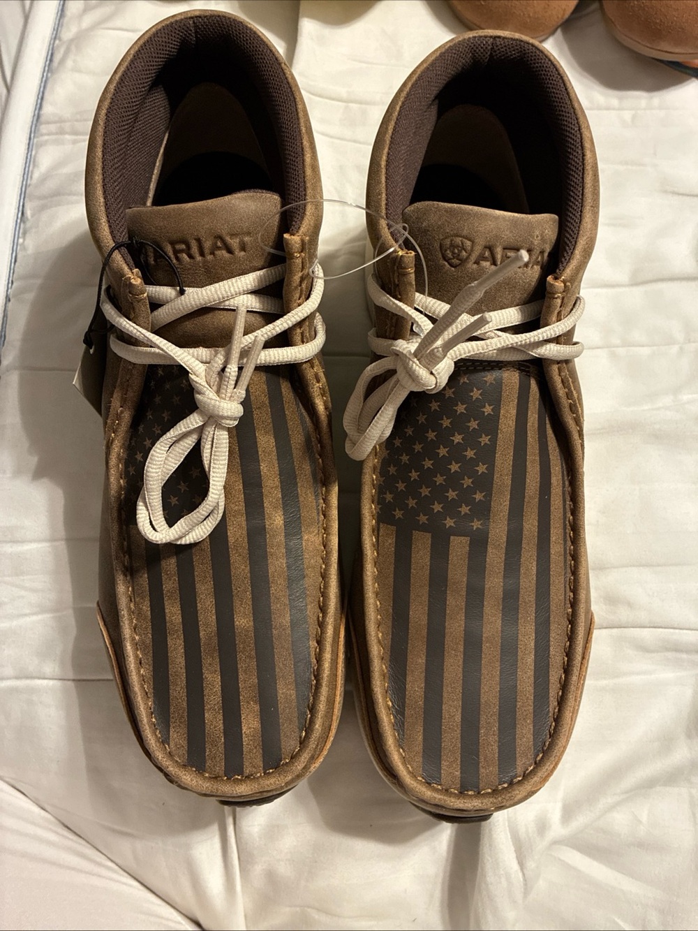 Ariat mens spitfire flag ankle boots size 11.5